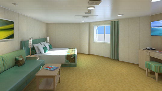 6S - Cloud 9 Spa Oceanview Stateroom (Obstructed Views) Photo