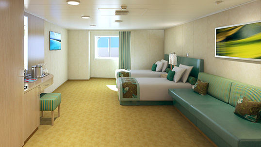 6S - Cloud 9 Spa Ocean View Stateroom (Obstructed View) Photo