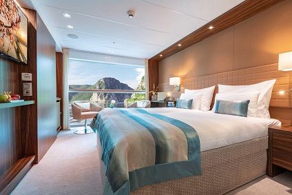 B1 Stateroom with Drop-Down Panoramic Window Photo