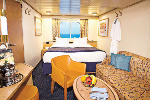 GG - Large Oceanview Stateroom (Obstructed View) Photo