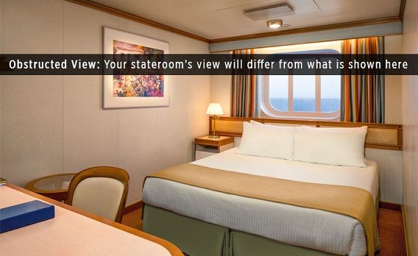 Cat OZ - Oceanview Stateroom (Obstructed) Photo