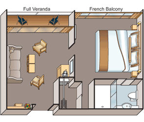 Category AA - Veranda Suite Plan