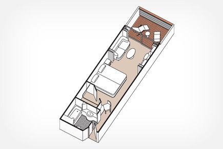 G - Deluxe Veranda Suite Plan