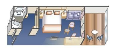 BZ - Balcony (Obstructed View) Plan