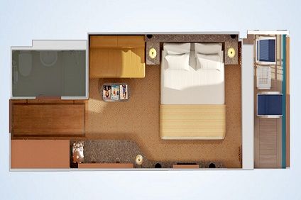 OB - Junior Suite (Obstructed View) Plan