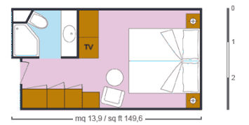 IC - Interior Stateroom Plan