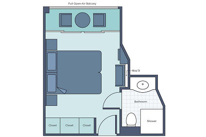 Deluxe Balcony  Plan