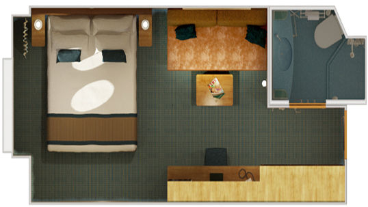 PT - Porthole Stateroom Plan