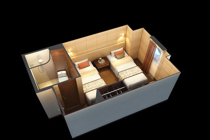 Exterior Stateroom Plan