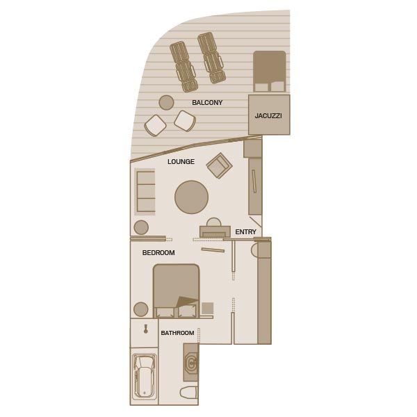 Cat RS - Royal Panorama Suite Plan