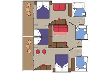 Family Plus 2 Bal+1 Ins Sgl Cabins Plan