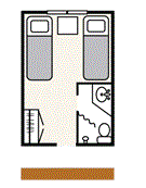 Cat AA - Outside Stateroom Plan