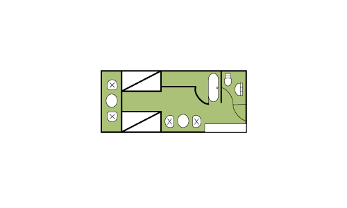 Superior Cabin Plan