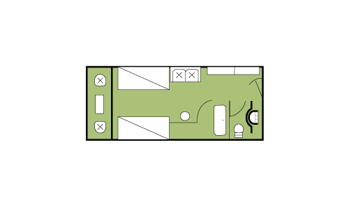 Superior Cabin Plan