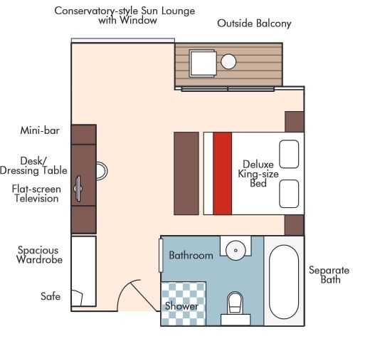 Sadec Balcony Suite Plan