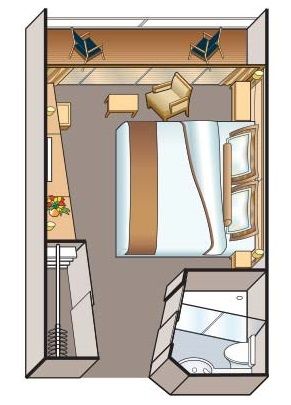 A - Veranda Stateroom Plan