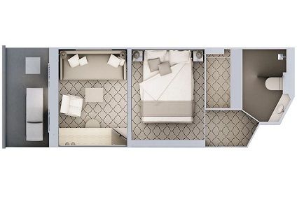 DV - Deluxe Veranda Suite Plan