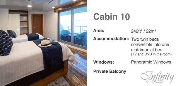 Upper Deck Double Cabins Plan