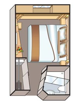 E - Standard Stateroom Plan