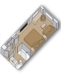 CQ - Oceanview Spa Stateroom Plan