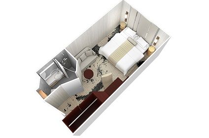 10 - Club Interior Stateroom Plan