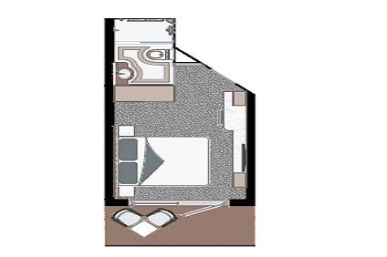 Balcony Stateroom Cat C Plan