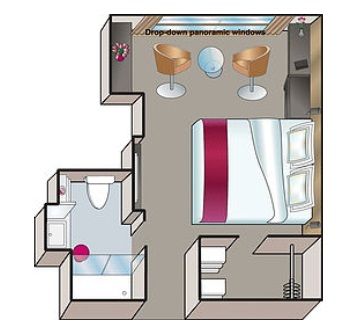 B1 - Classic Stateroom Plan