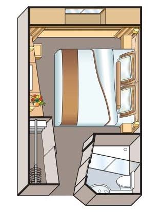 E - Standard Stateroom Plan