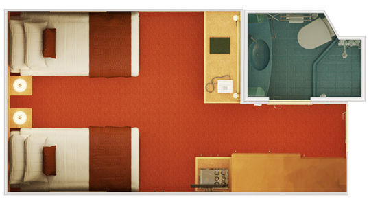 4E - Interior Stateroom Plan