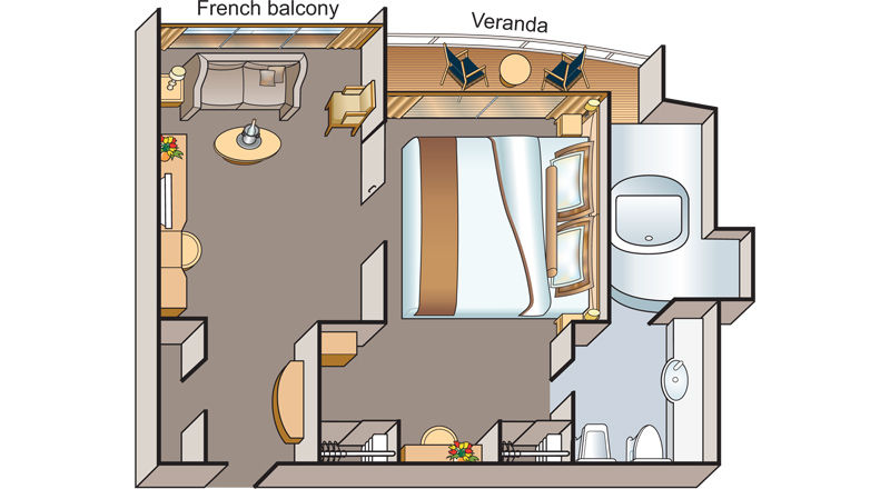 AA - Veranda Suite Plan