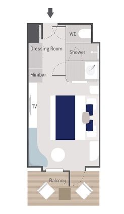 Prestige Stateroom Deck 5 Plan