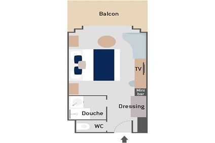Prestige Stateroom Deck 6 Plan