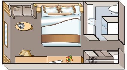 B - Standard Stateroom Plan