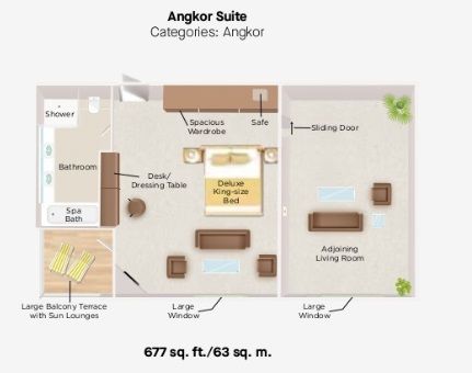 Angkor Suite Plan