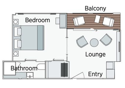 SA - Onwer's One-Bedroom Suite Plan