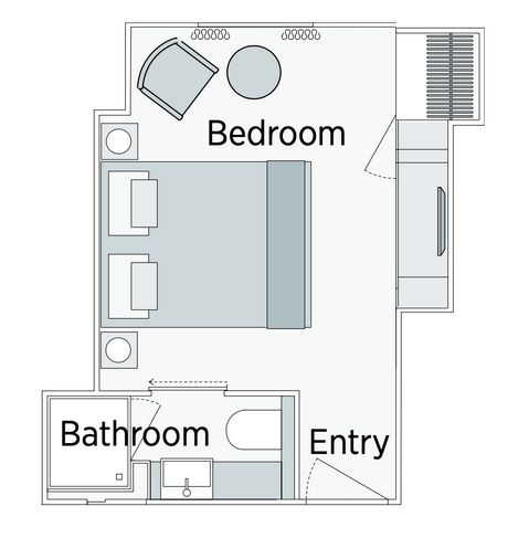 E - Emerald Stateroom Plan