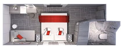 DI - Deluxe Inside Stateroom Plan