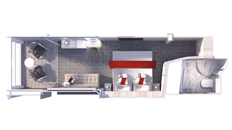 A1 - Prime AquaClass Stateroom Plan