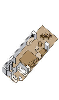 VH - Verandah Stateroom Plan