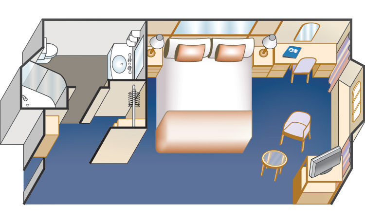 06 - Premium Oceanview Cabin Plan