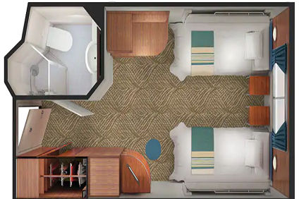 OX - Sailaway Oceanview Stateroom (After 30 Apr 2022) Plan