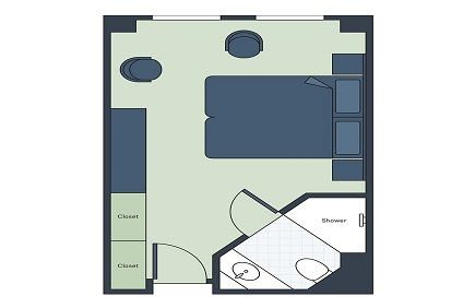 Deluxe Stateroom  Plan