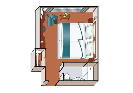 A1 - Cabin with French Balcony Plan