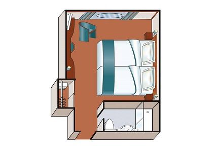 B4 - Cabin with Panoramic Porthole Windows Plan