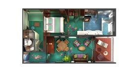 H4 - Haven 2 Bedroom Family Villa with Balcony Plan