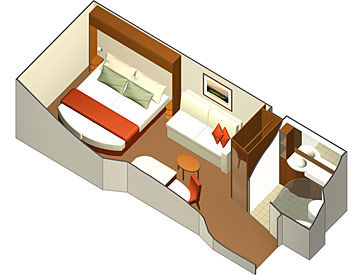 I2 - Inside Stateroom Plan