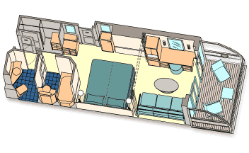 Cat 7 - Deluxe with Navigator's Verandah Plan