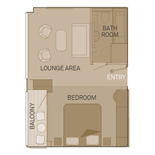 Cat RA - Royal Balcony Suite Plan