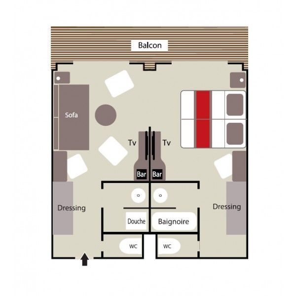Prestige Deck 6 Suite Plan