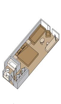 CA - Lanai Stateroom Plan